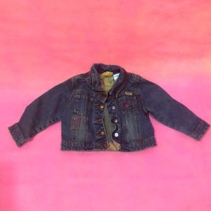 NWOT Levi’s floral embroidered denim jacket